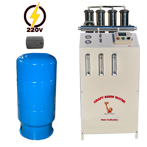 Craft Brew 8000 E-series Pressure Switch Controlled Reverse Osmosis System.