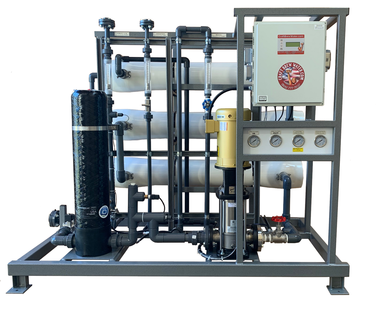 Craft Brew Water PRO 23,000 GPD Reverse Osmosis System