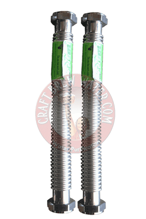 1 1/4" stainless steel flex lines for cat carbon system
