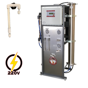 Craft Brew Pro Series 2000 GPD Reverse Osmosis System 220V Float Switch Controlled with UV, TDS Meter and Blending Valve