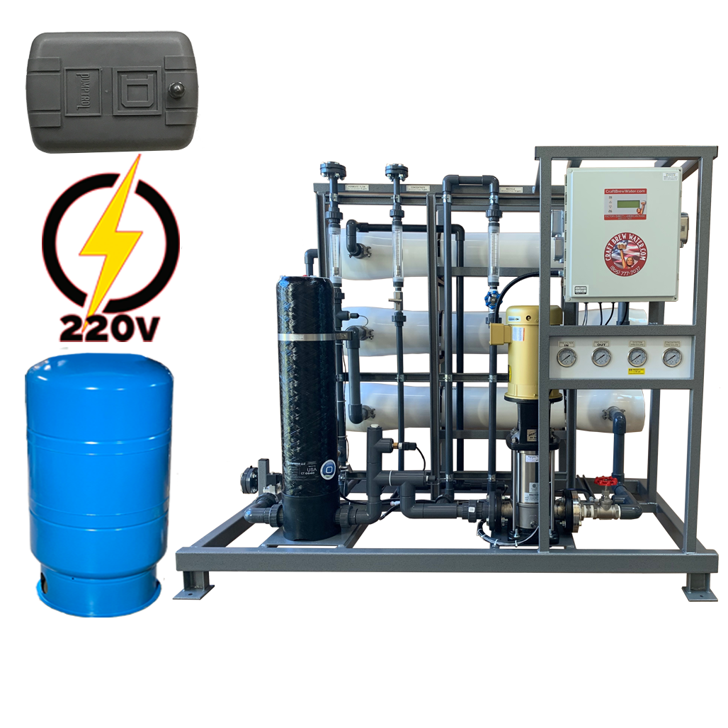 Craft Brew Pro Series 20,000 GPD Pressure Switch Reverse Osmosis Brewing System