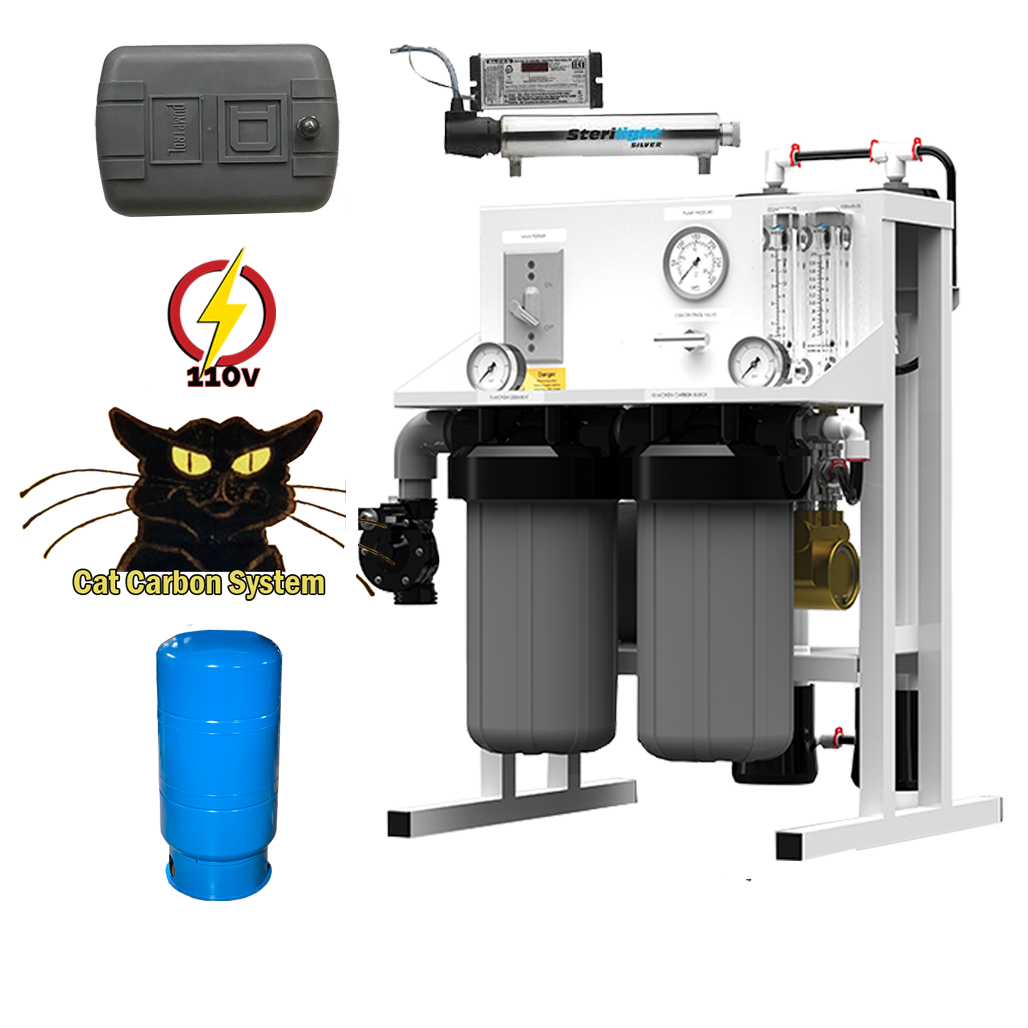 Craft Brew 500 GPD 110v CAT Pressure Switch Reverse Osmosis Brewing System