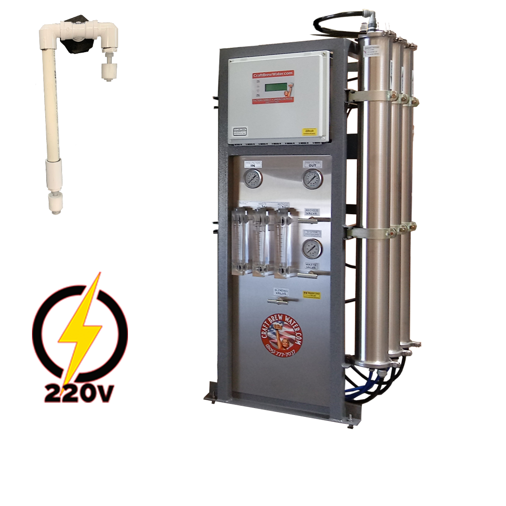 Craft Brew Pro Series 5500 GPD 220v Float Switch Reverse Osmosis System