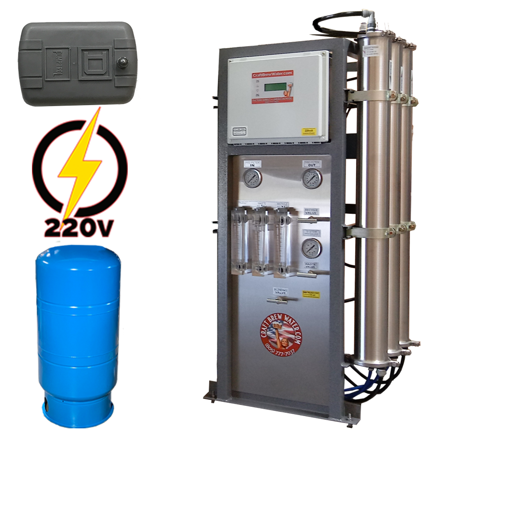 Craft Brew Pro Series 5500 GPD 220v Pressure Switch Reverse Osmosis System