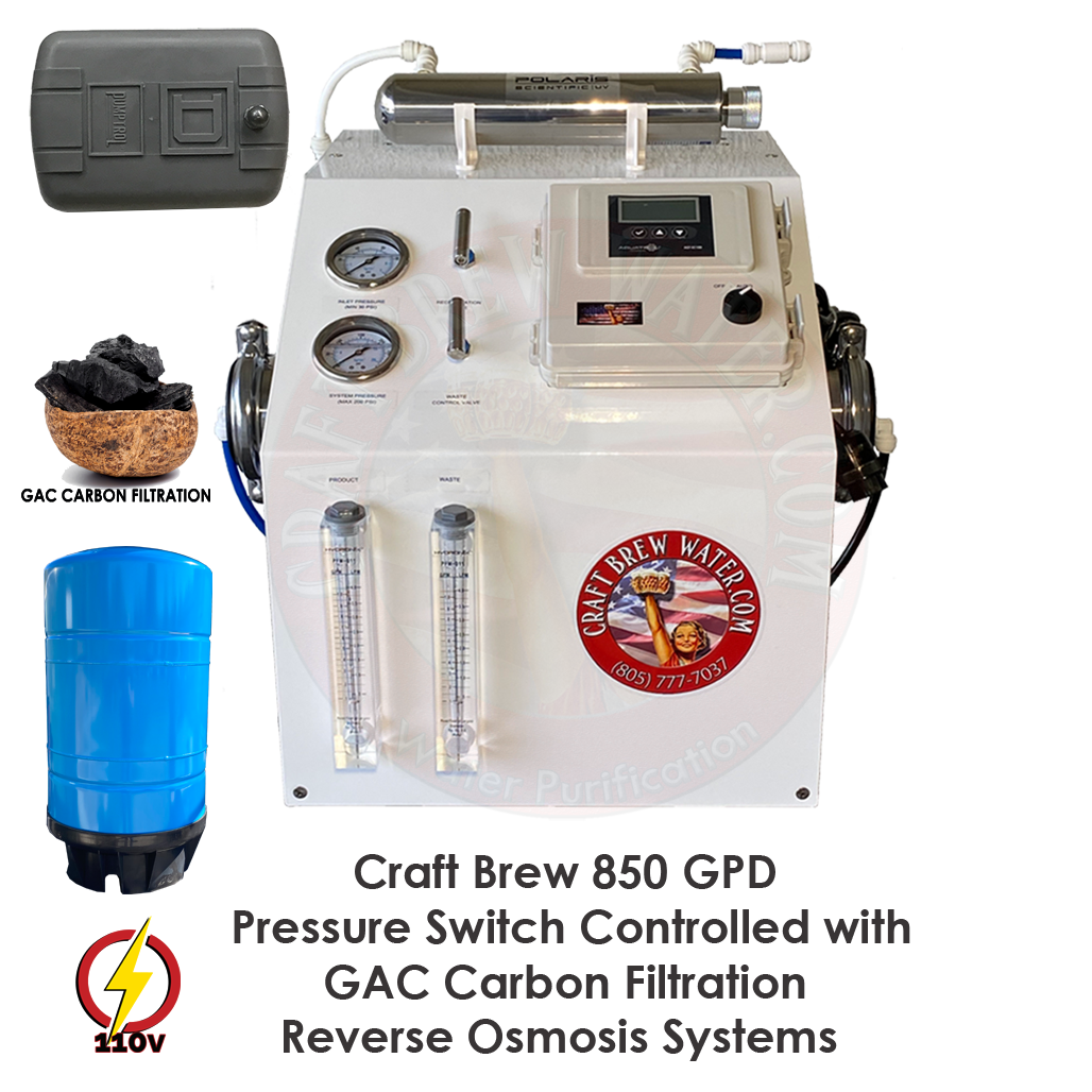 Craft Brew 850 PS GAC RO System