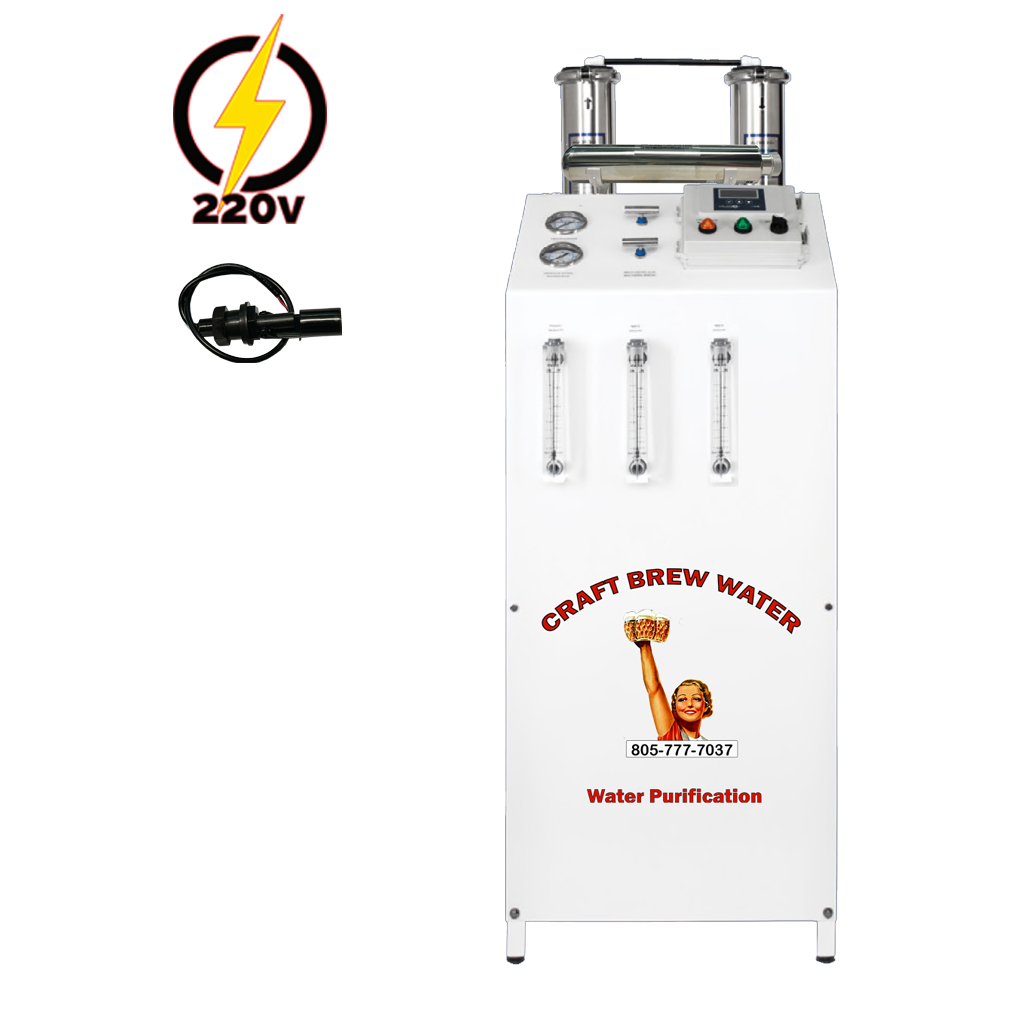 Ro System Float Switch ESeries 4000GPD Float Controlled 220 RO System - Craft Brew Water.Inc