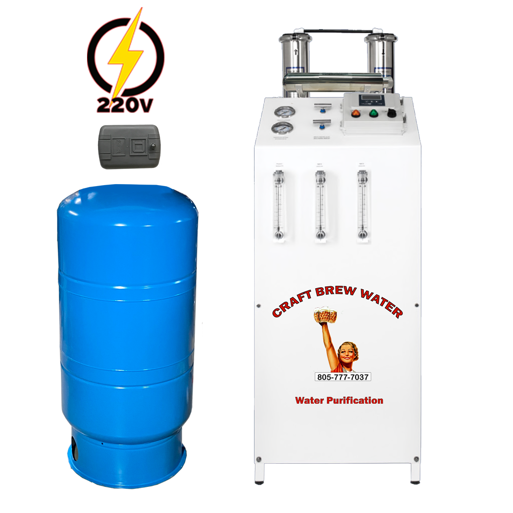 CB E-Series 4000 GPD 220v Pressure Switch Controlled Reverse Osmosis System