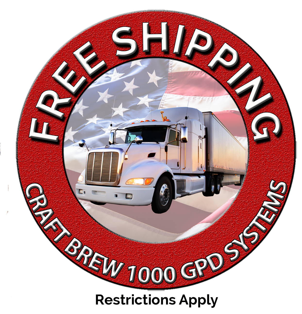 Free Shipping on 1000 GPD Systems